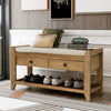 Entryway Storage Bench with Drawers