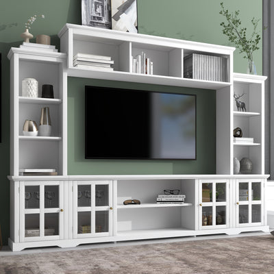 Multifunctional Media Entertainment Wall Unit