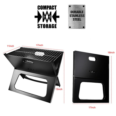 Foldable Easy Store Charcoal Grill BBQ