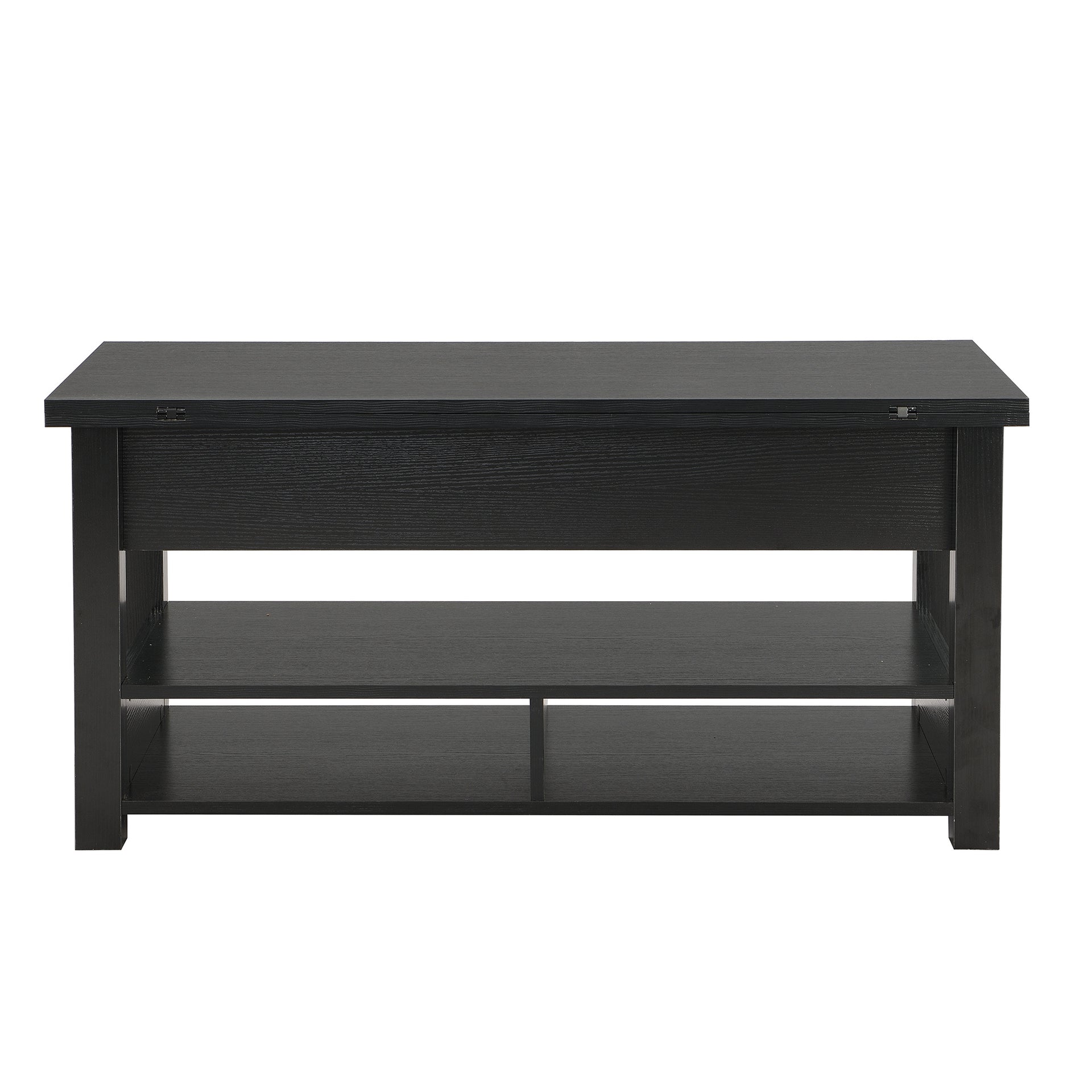 Modern Multi-Functional Lift Top Coffee Dining Table, Black