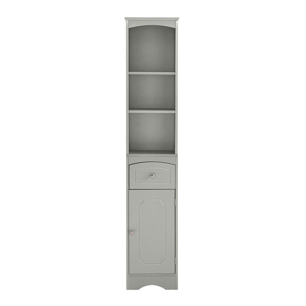 Tall Freestanding Bathroom Cabinet with Drawer