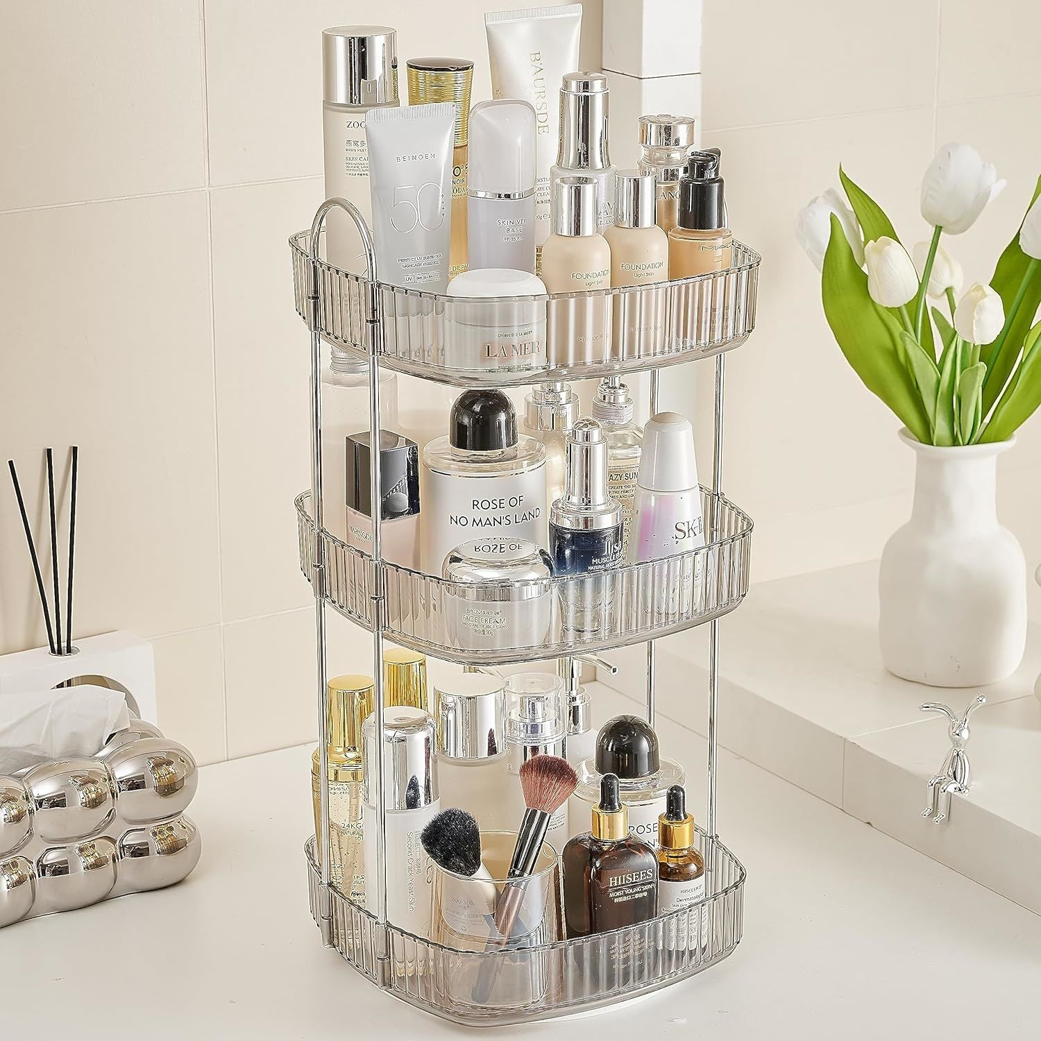 Rotating Vanity Organizer