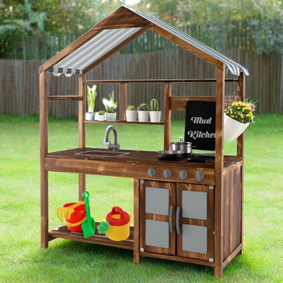 Child Mud Kitchen, Solid Wood