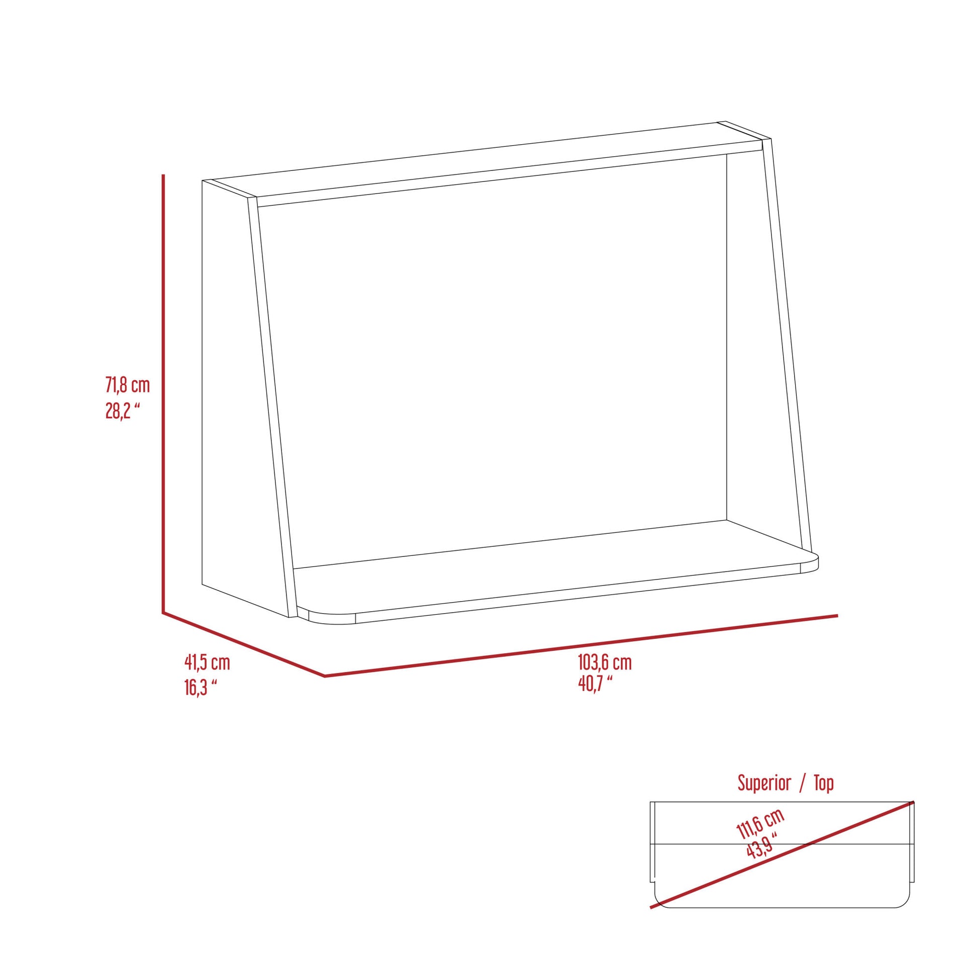 Floating Shelf Wall Desk