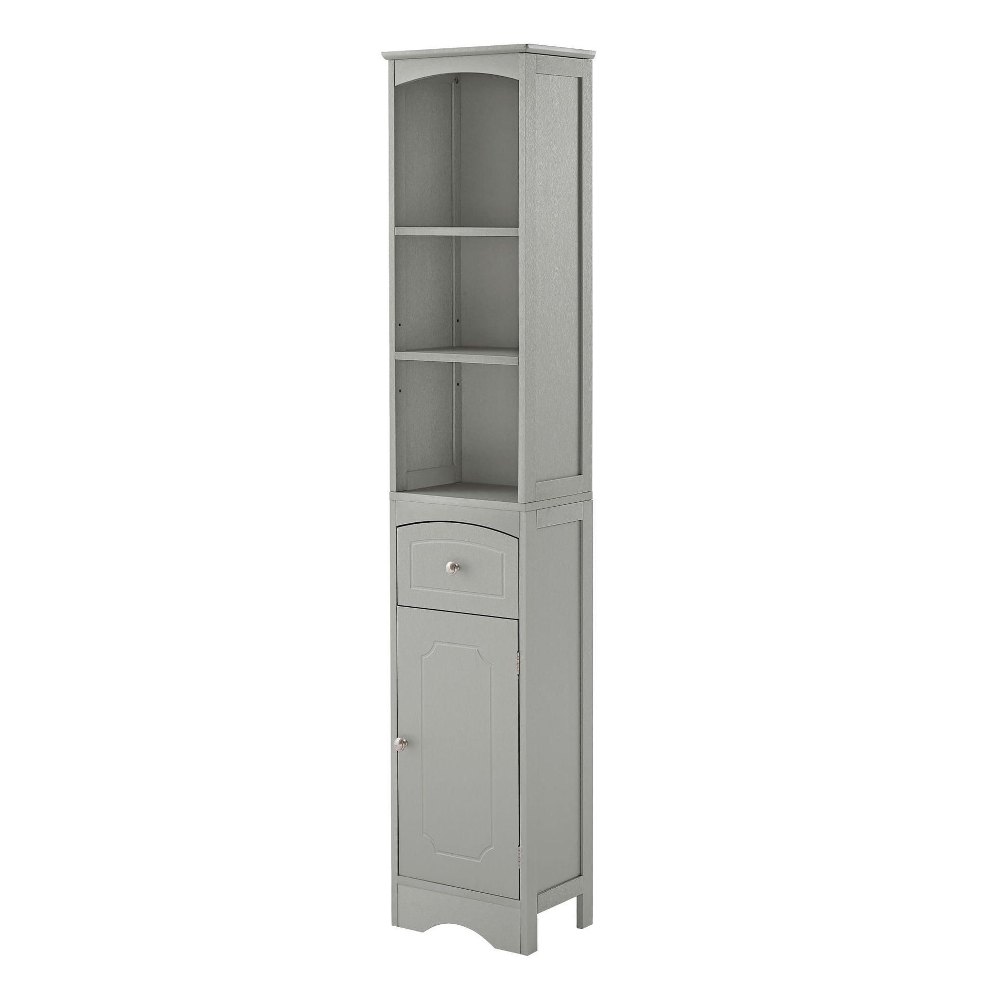 Tall Freestanding Bathroom Cabinet with Drawer