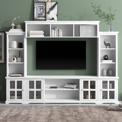 Multifunctional Media Entertainment Wall Unit