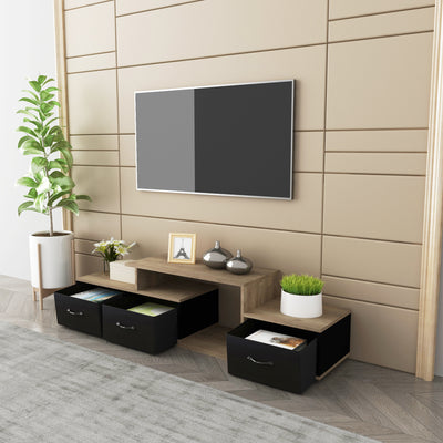 Modern Media Unit With Storage