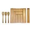 5 Piece Bamboo Expandable Utensil Organizer Set