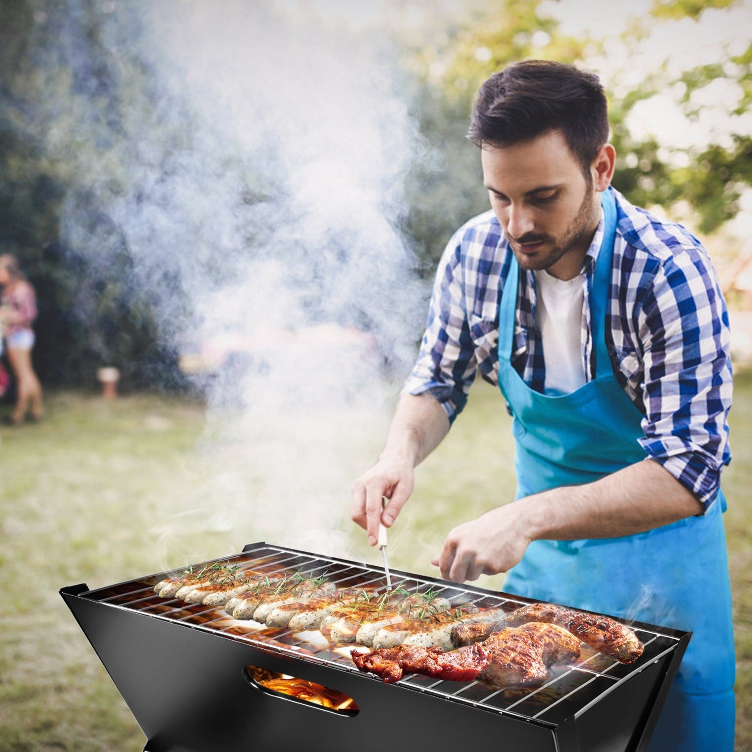 Foldable Easy Store Charcoal Grill BBQ