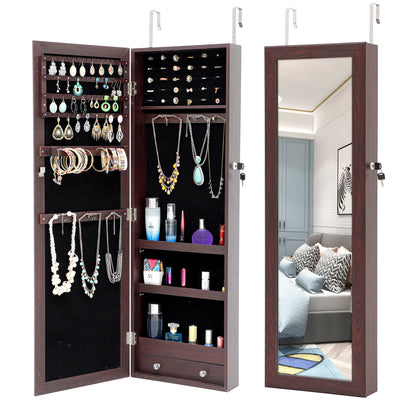 Jewelry Storage Mirror Cabinet