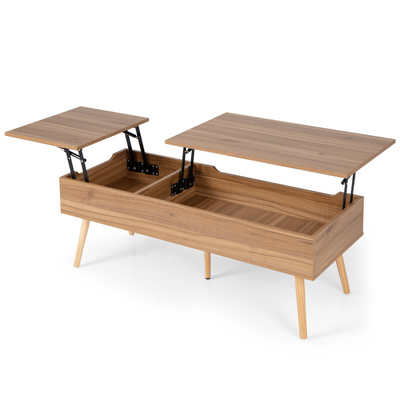 Lift Top Coffee Table Desk with Storage