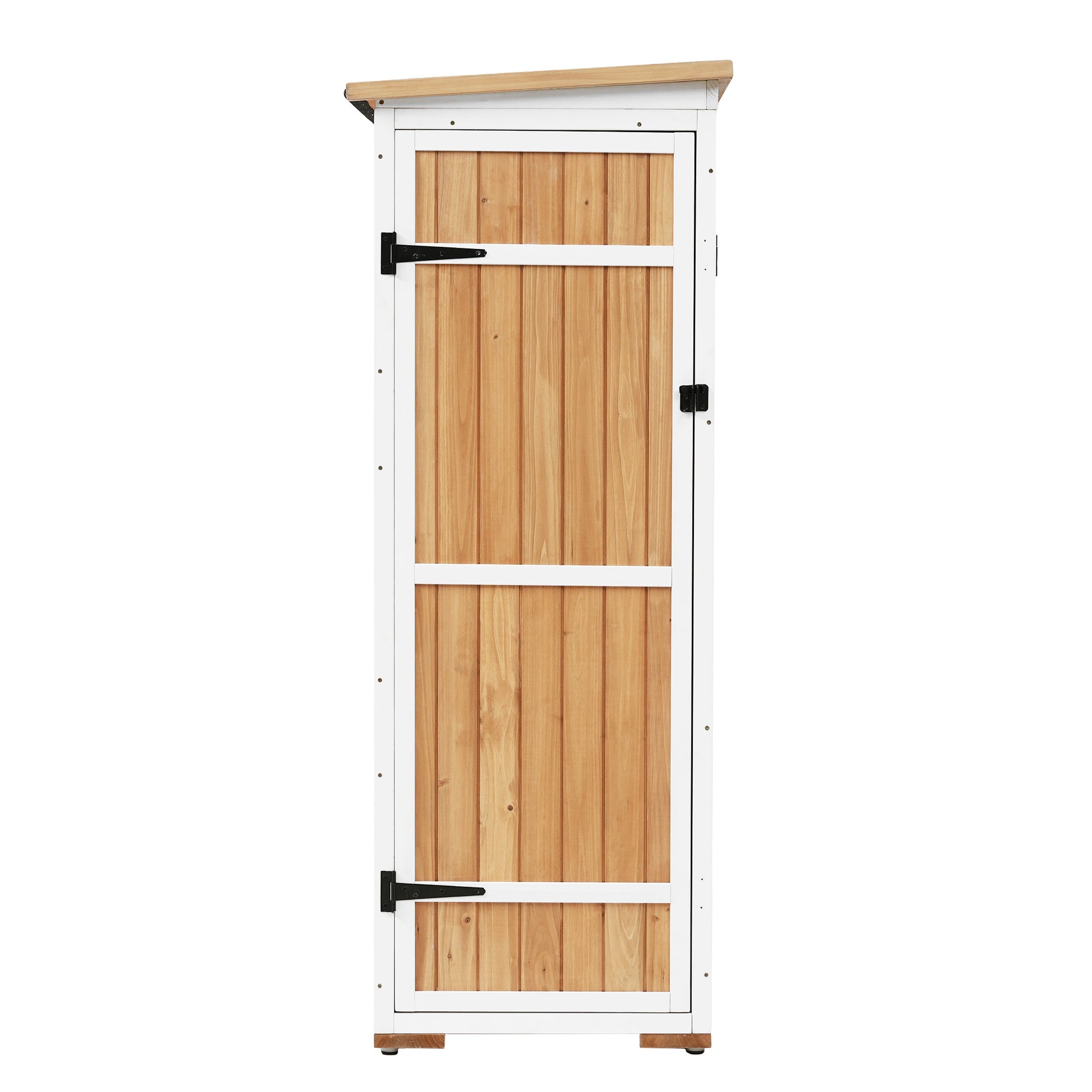 5.5ft Lockable Wooden Garden Storage Shed