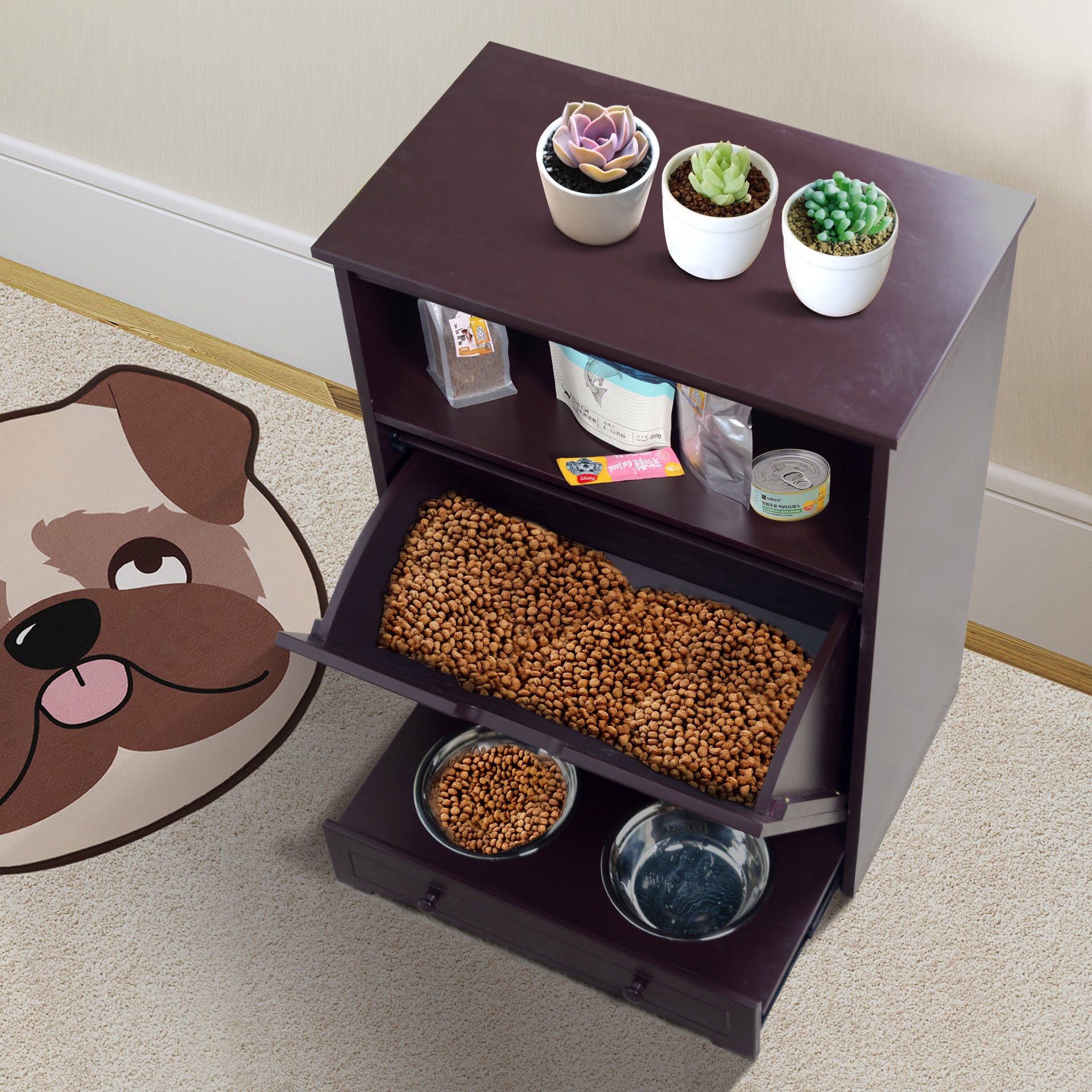 All in One Pet Feeder Station